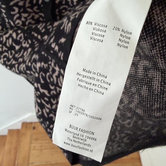 Y2K Leopard Print Knit Sweater Dress Long Sleeve Button Front Brown Mob Wife M - Picture 6 of 8